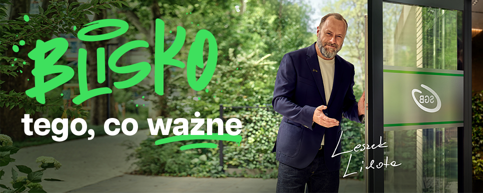 Mamy nowego ambasadora! Leszek Lichota twarzą Banków Spółdzielczych SGB.