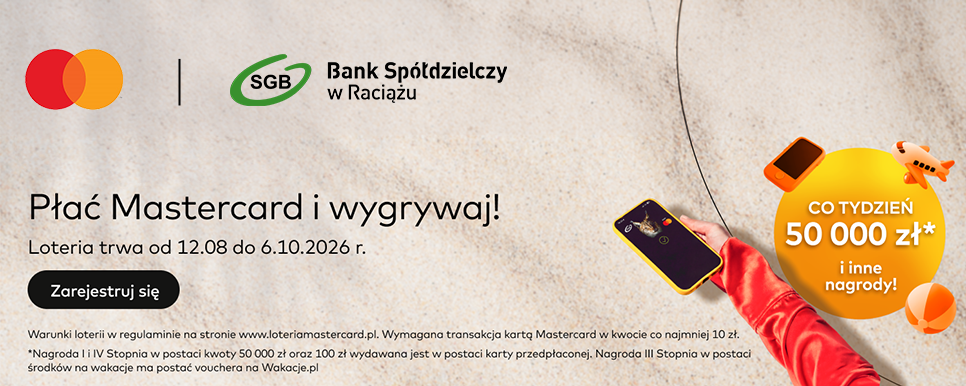 Ruszyła loteria Mastercard. Płać i wygrywaj atrakcyjne nagrody!