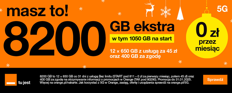 Promocja w Orange na kartę