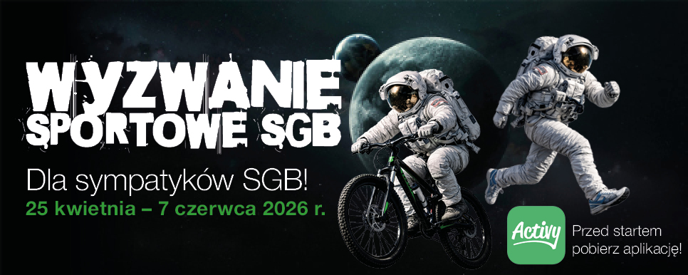 Dołącz do Wyzwania Sportowego dla Sympatyków SGB 2026 i zgarnij nagrody!